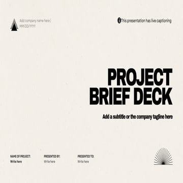 PRESNTACION PROJECT BRIEF DECK SLIDESHARE.pptx