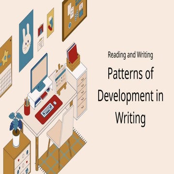 Beige Blue Red Yellow Simple English Patterns of Development in Writing Prese...