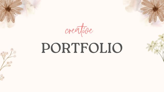 Contoh Template Untuk Presentasi Pembuatan Portofolio Pptx