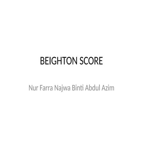 BEIGHTON SCORE FOR HYPERMOBILE SYNDROME,