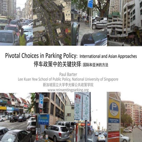 Paul Barter on Parking at the World Metropolitan Transport Development Forum 2012 – Beijing, 23-24 May 2012