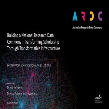 Building a National Research Data Commons – Transforming Scholarship Through ...