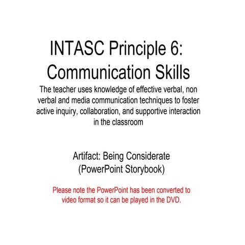 Being Considerate | PPT