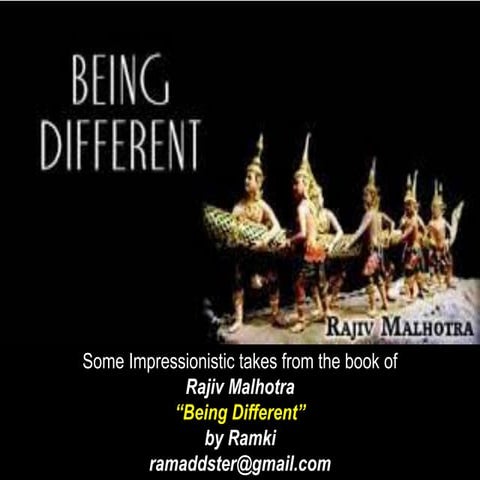 Being Different by Rajiv Malhotra - Book review | PDF