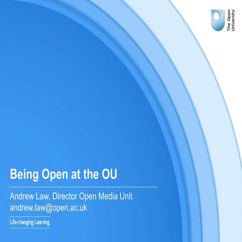 Being Open at the OU, UK