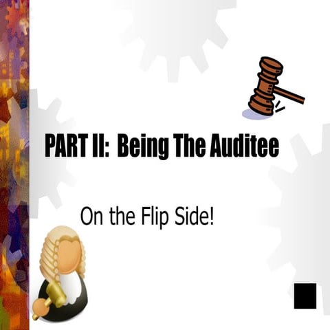 Being The Auditee
