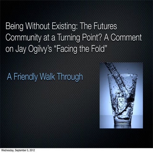 Being Without Existing