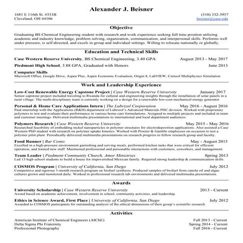 Wesley Resume | PDF