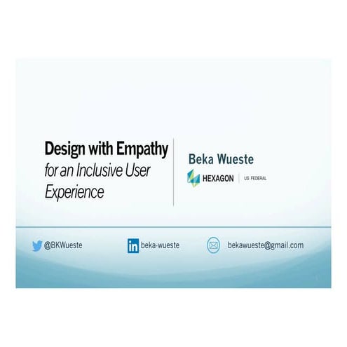 Beka Wueste Empathy In Design