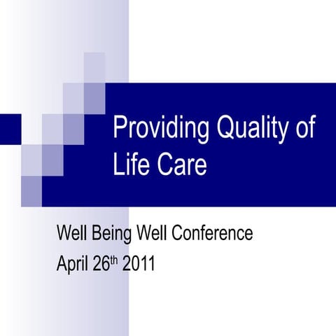 Palliative Care - Dr. Bekanich