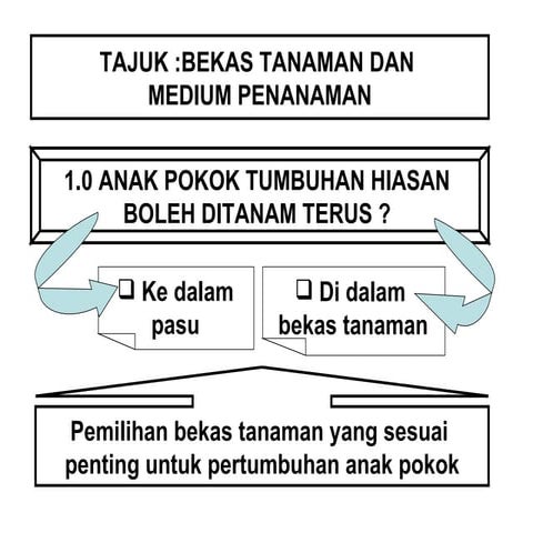 Bekas tanaman dan medium penanaman