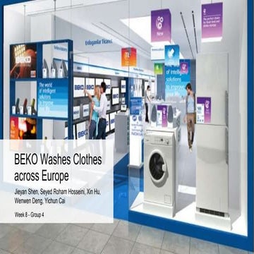 Beko Washes Cloth Across Europe