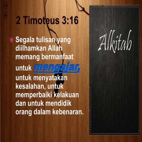 Belajar dari hana    pdt. p. silaen