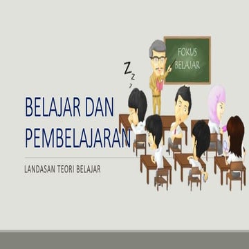 Belajar dan pembelajaran