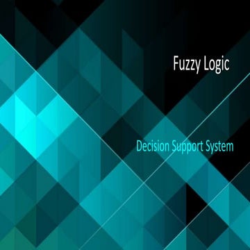Mengenal Fuzzy Logic