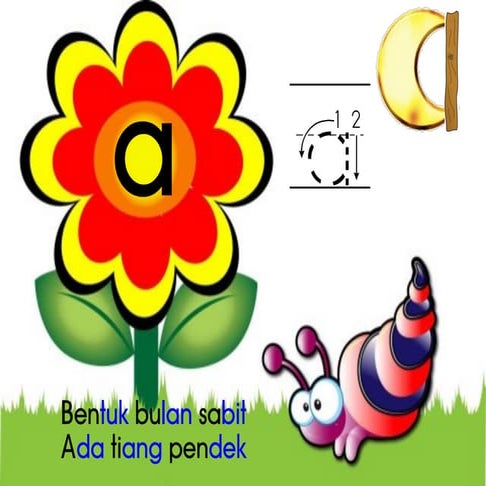 PRASEKOLAH -Belajar kenal huruf