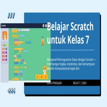 Modul pelatihan coding scratch level 1 | PDF