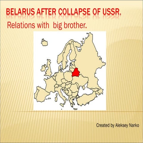 Belarus after collapse of USSR
