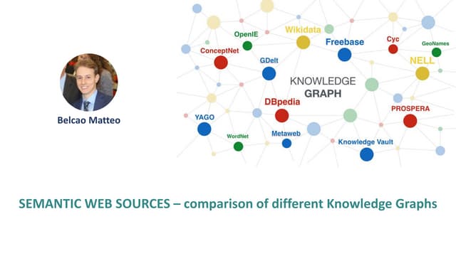 SEMANTIC WEB SOURCES – comparison of open-source Knowledge Graphs