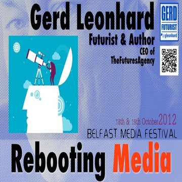 BMF2012: Rebooting Media: From Ego to Eco (Futurist Keynote Speaker Gerd Leon...