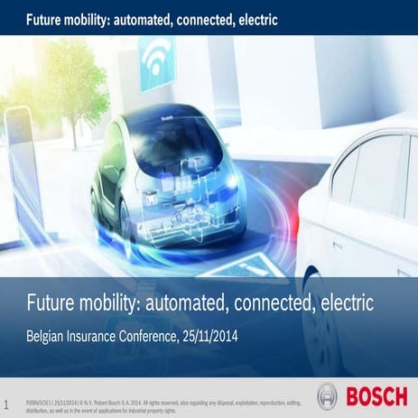 Futuristische demonstratie uit de autosector (Bosch) - Belgian Insurance Conf...