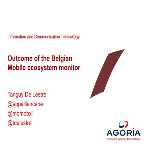 Belgian mobile ecosystem monitor2013