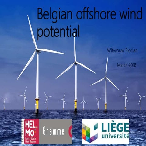 Belgian offshore wind potential