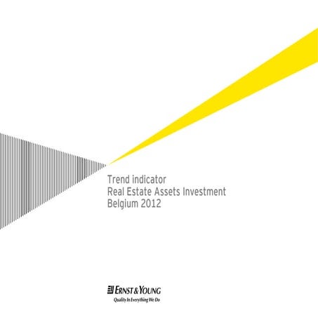 Belgium real estate trend indicator 2012