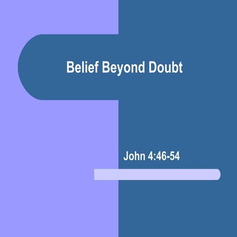 Belief Beyond Doubt