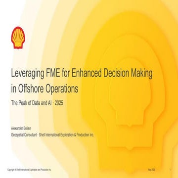 Leveraging FME for Enhanced Decision Making in Offshore Operations