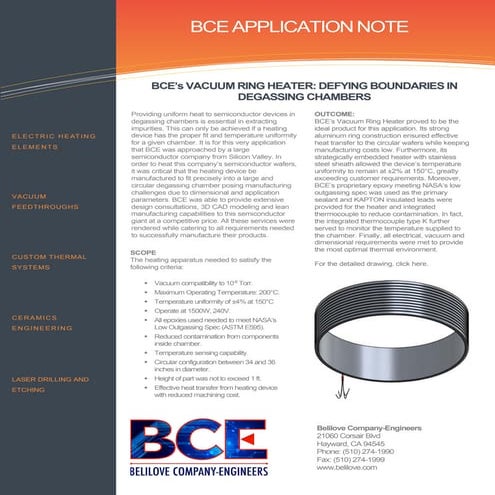 BCE’s Vacuum Ring Heater