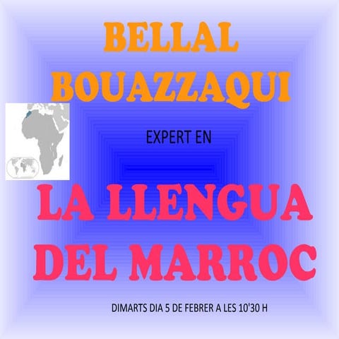 Bellal la llengua del marroc