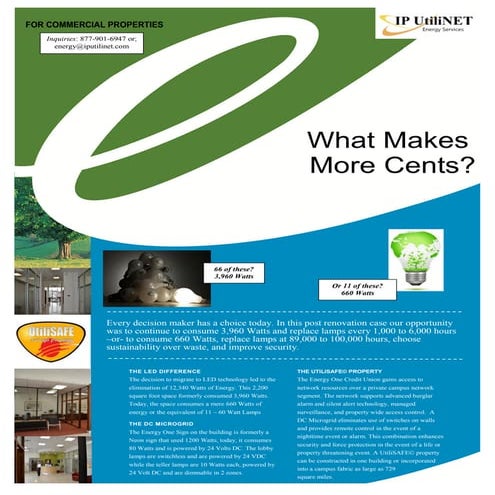 What Makes More Cents? 