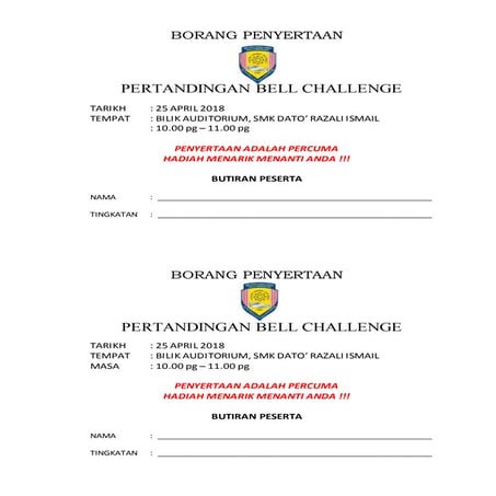 Bell challenge PDF