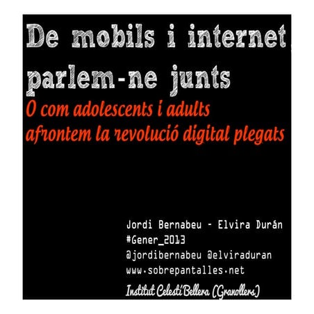 De mòbils i internet, parlem-ne junts