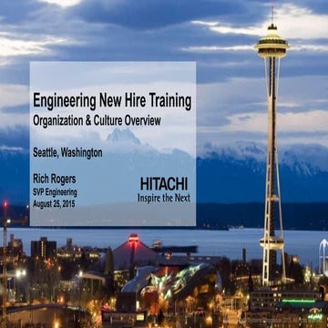 New Hire Training - Hitachi Engineering