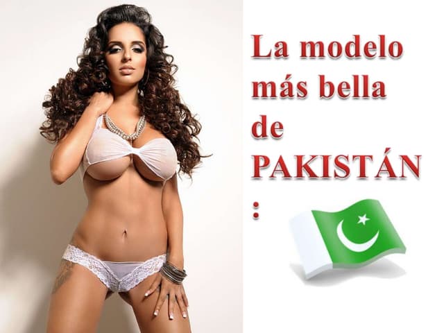 La Modelo más bella de Pakistán