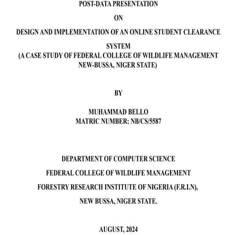 Design and Implementation of Online Student Clearance Management System.pptx