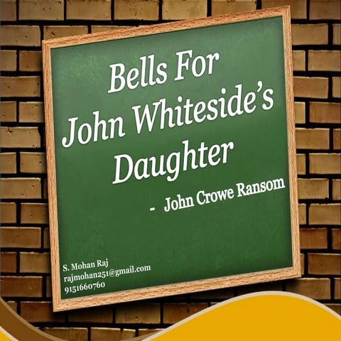 Bells for John Whiteside's Daughter