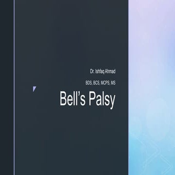 Bell’s palsy