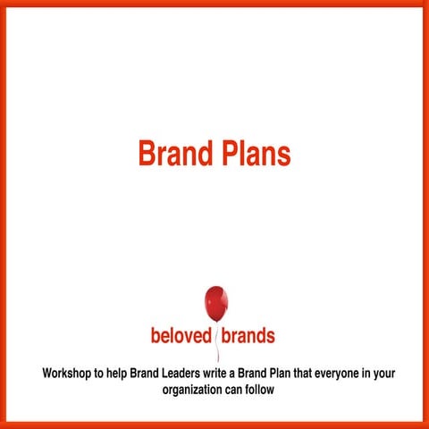 Brand Plan Workshop