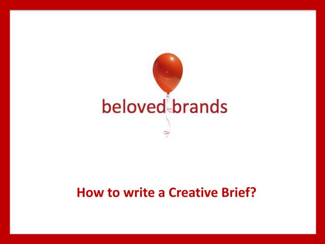 Creative Brief Workshop