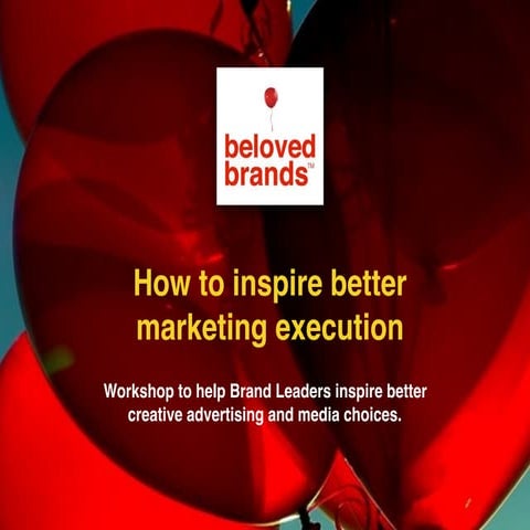 Marketing Execution workshop