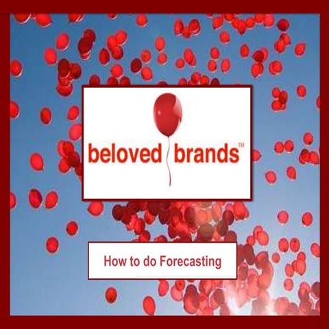 How to do Forecasting