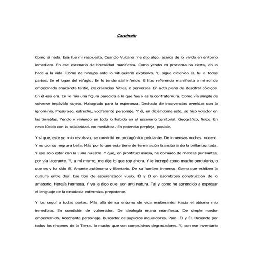 belígero y otras tramas