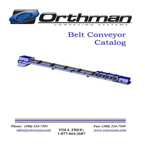 Belt conveyor-catalog