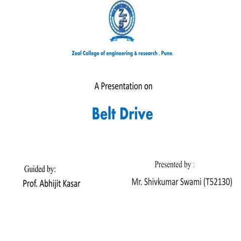 Belt drive 