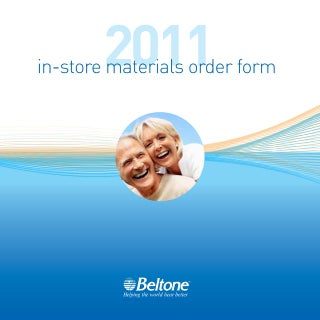 Beltone Point of Sale Catalog