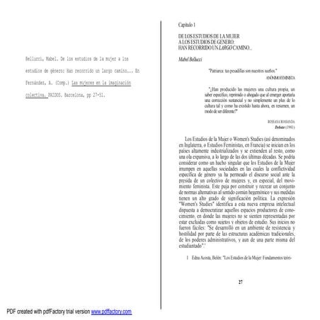 Belucci Mabel - De los estudios de la mujer.pdf