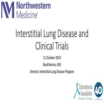 Interstitial Lung Disease (ILD) and Clinical trials | PPTX